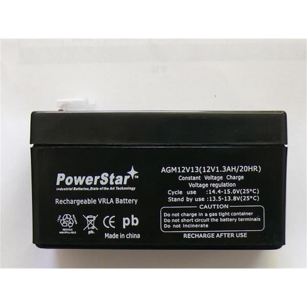 Powerstar 12V 1.2 Ah Battery-Battery Replaces Rhino Battery AGM1213-29 - main